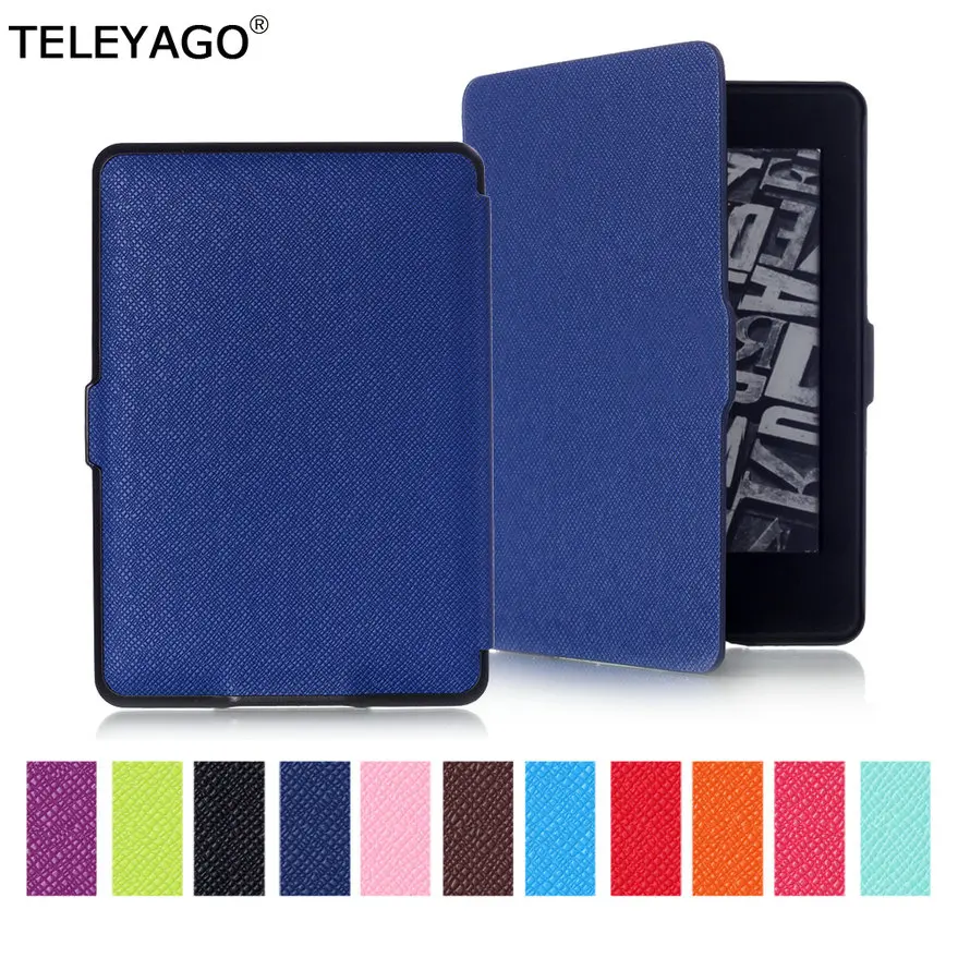 

For Amazon Kindle Paperwhite Leather Case (Fits all Paperwhite generations prior to 2018) Slim Smart Flip Protection Cover Shell
