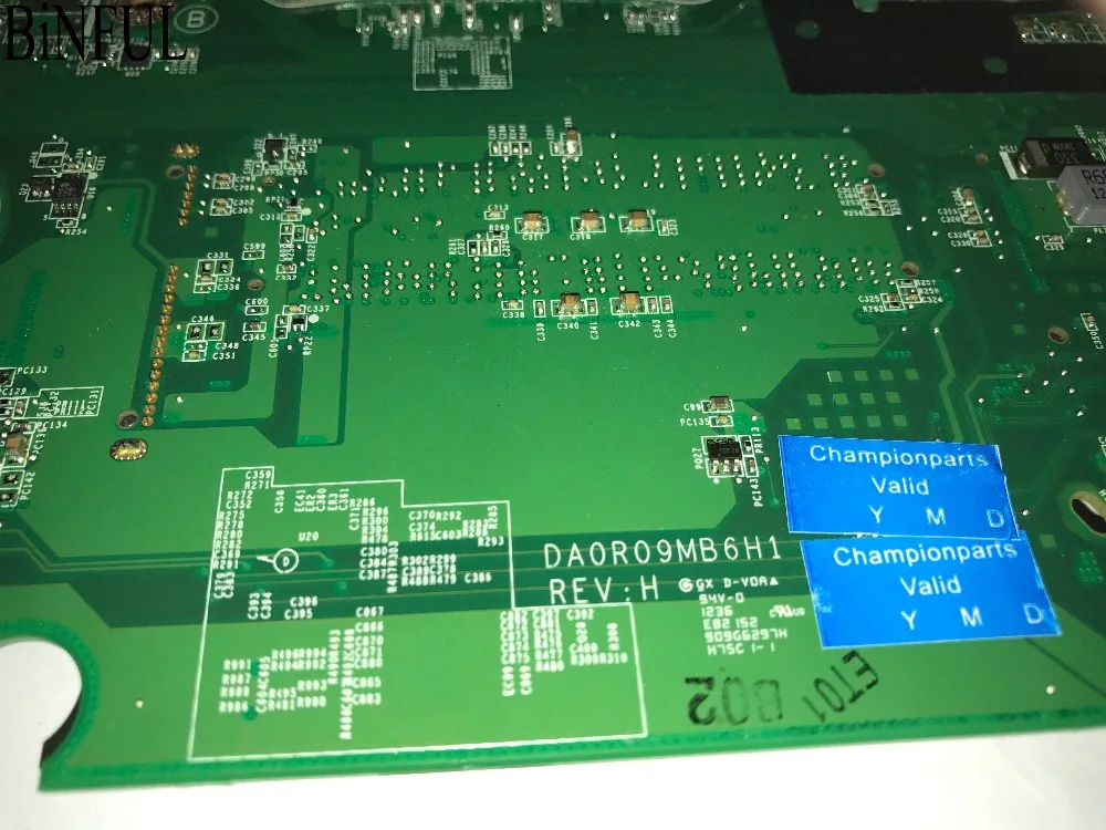 BiNFUL SUPER DA0R09MB6H1 REV H 5720 LAPTOP font b MOTHERBOARD b font FIT FOR DELL INSPIRON