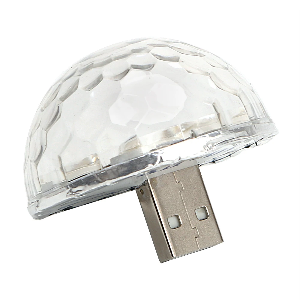 Миниатюрный цветной яркий неоновый USB микрофон с изменением цвета для караоке