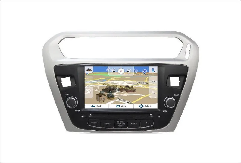 Discount YESSUN For Peugeot 301 2012~2016 - Car Radio CD DVD Player Amplifier HD TV Screen GPS Map Nav Navi Navigation Audio Video System 3