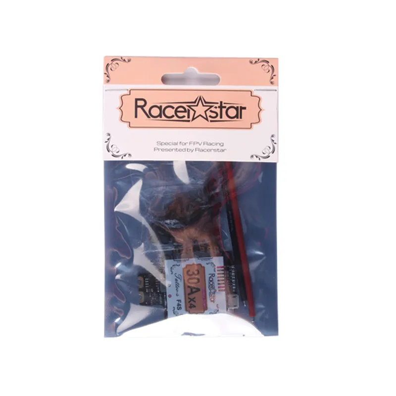 Racerstar TattooF4S 30A BLHELI_32 4в1 ESC 5 в BEC w/F4 Контроллер полета AIO OSD BEC Датчик тока для Радиоуправляемый гонщик гоночный Дрон