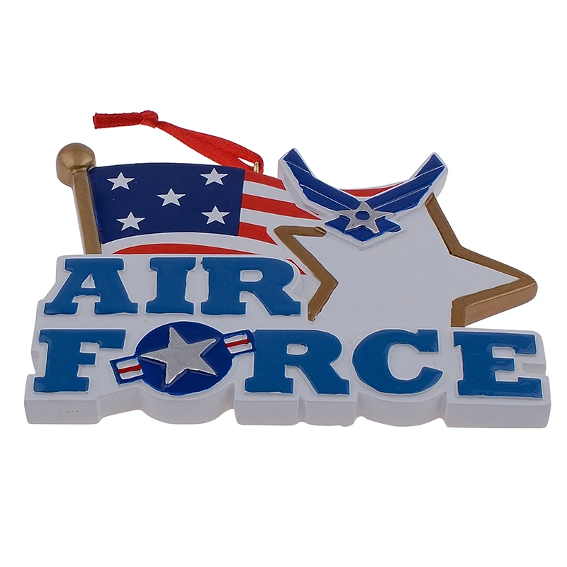 Military(airforce) polyresin personalized christmas ornament & gifts