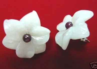 Nobility Bridal Fashion Jewellery Women's silver STONG flower Studs Jewelry Flowers earring Earrings
