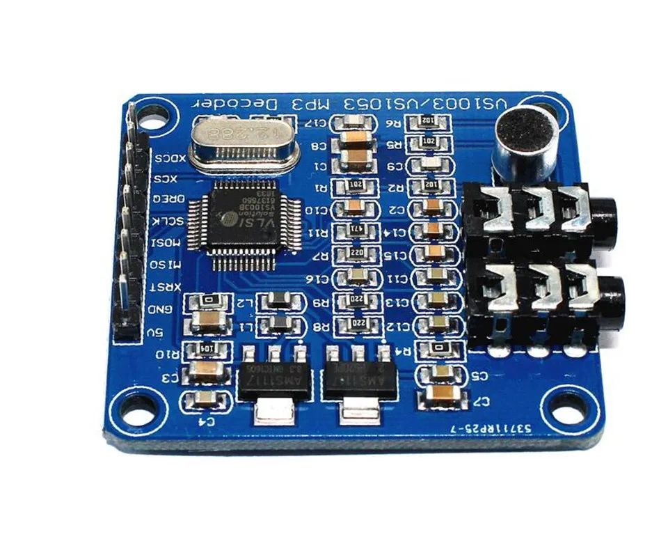 YKSO MP3 Module Decoder Board VS1003B MP3 Players Accessories Containing STM32 Microphones Microcontroller Development Board