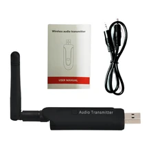 Беспроводной Bluetooth 4,0 Музыка передатчик адаптер стерео аудио дважды декодирования передатчик с антенной для ТВ DVD PC Aptx