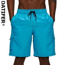 Datifer новая мужская одежда для плавания Шорты для плавания быстросохнущие пляжные шорты мужские беговые шорты размера плюс XXL DC01