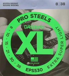 D'addario eps530 prosteels Электрогитары строки, экстра-супер свет, 8-38