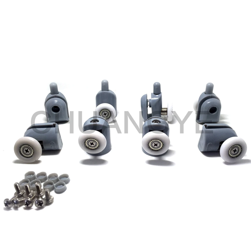 Set of 8 Replacements Shower Door ROLLERS //Runners //Wheels 25mm Wheel
