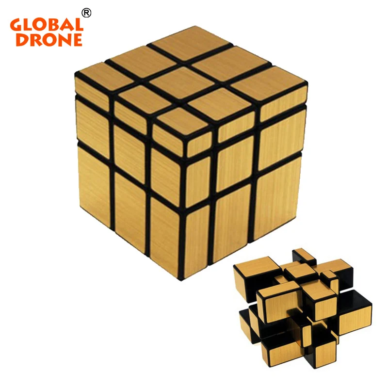

Global Drone 3X3X3 Magic Cube Wire Drawing Style Magic Mirror Cube Magic Challenge Puzzle Magnet Balls Spacer Beads Cube