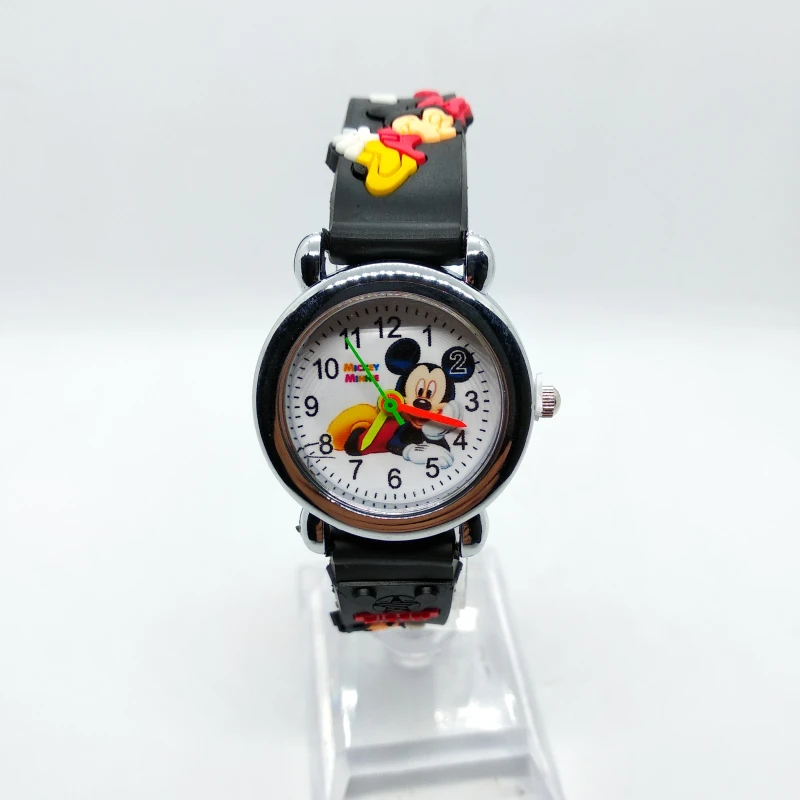 Мужские часы super hero, детские часы, кварцевые наручные часы для маленьких девочек и мальчиков, детские часы, вечерние часы на день рождения, подарок - Цвет: MQ black