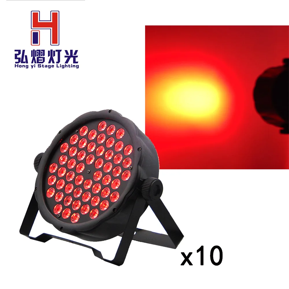 

DMX stage light 54x3W LED Light 8CH RGB PAR light DMX512 DJ Stage Party Show 10pcs/lot