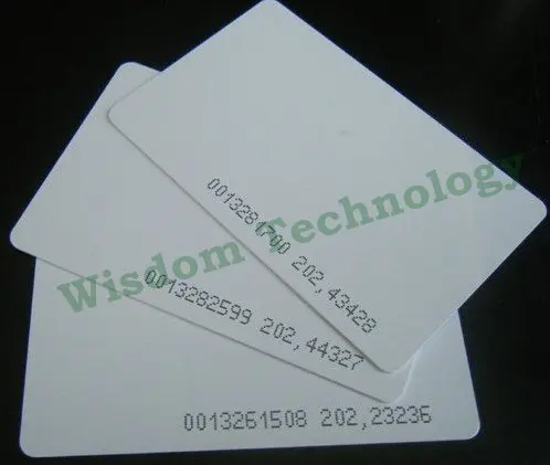 

200PCS/Lot Smart Card EM4100/4102 TK4100 Pvc Card 125KHZ RFID Card