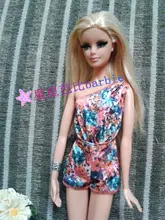Xmas Festival Gifts For Girls Doll Slim Short Piece pants trousers bobtail Clothes For Barbie 1