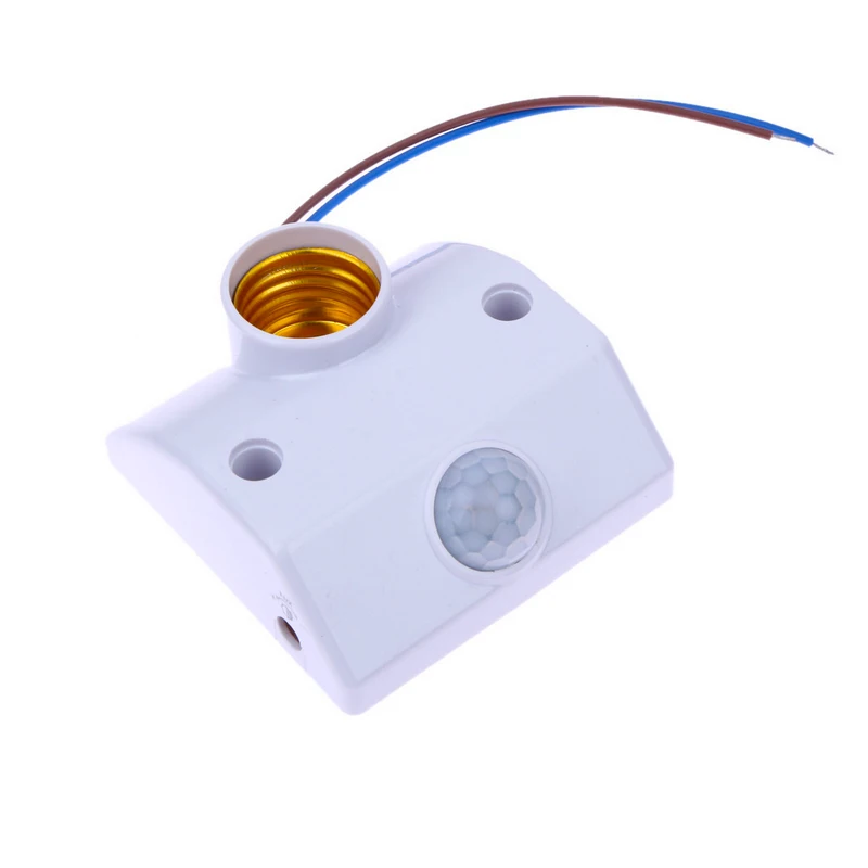 E27 основание светильника гнездо PIR инфракрасный датчик движения Сенсор светодиодный свет лампы держатель движения Сенсор переключатель для светодиодных ламп для подключения к розетке