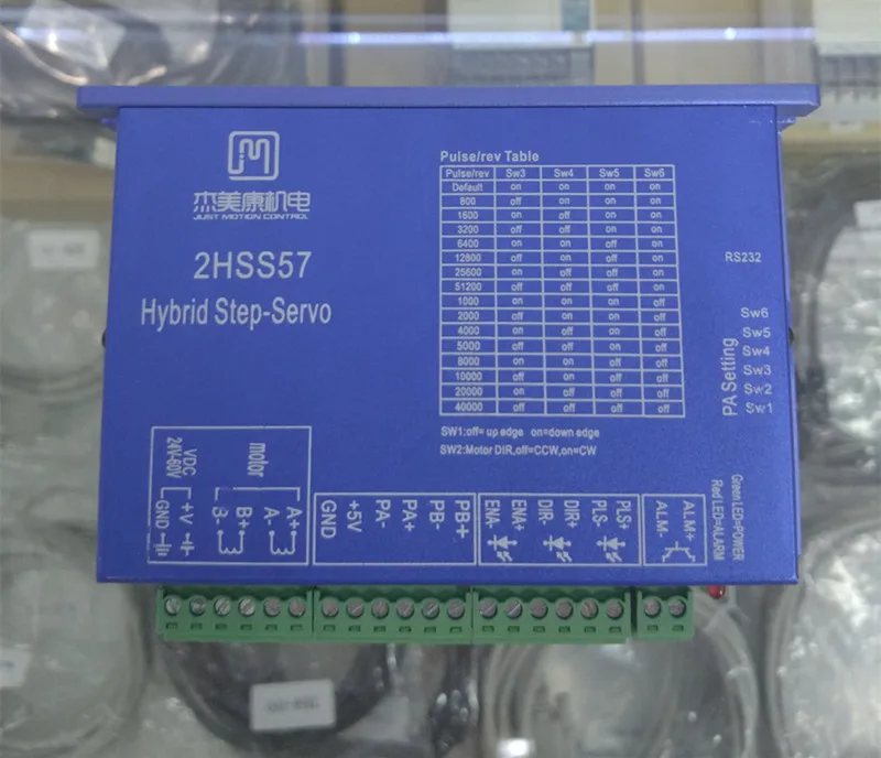 2 Фаза NEMA23 1Nm 142ozf. В шаговый двигатель с замкнутой обратной связью драйвер серводвигателя комплект JMC 2HSS57+ 57J1854EC-1000