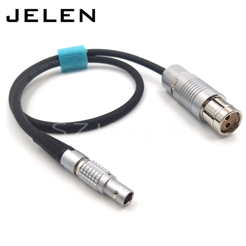 

0B 3 pin to ARRI alexa XT/SXT/XT power plug 2pin for steadicam zephyr 12/24 volts , 50CM