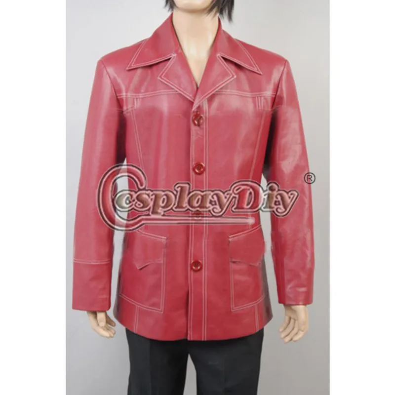 Cosplaydiyカスタムメイドタイラーdurdenブラッド ピット赤革ジャケットファイトクラブ映画大人男性コスプレ衣装d0514 Cosplay Costume Mens Cosplay Costumesmen Cosplay Aliexpress