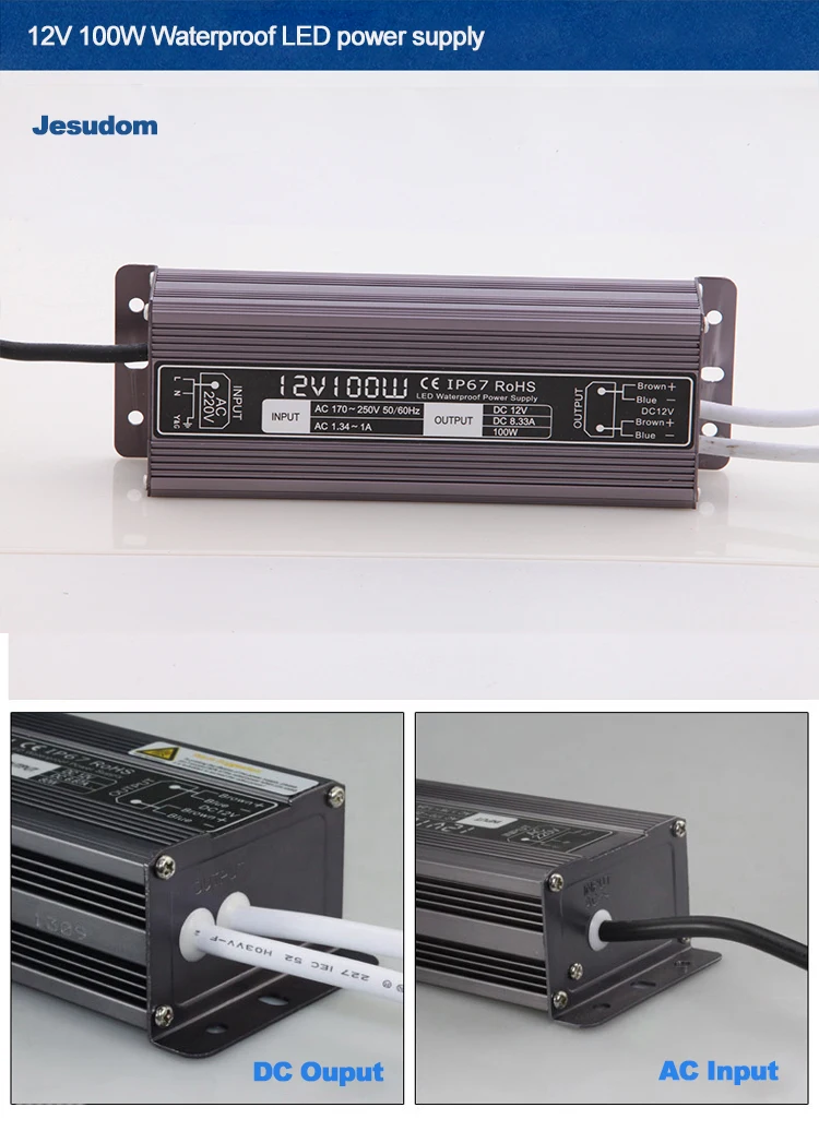 12v100W