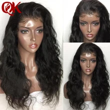 QueenKing Hair Brazilian Lace Front Human Hair Wigs For Black Women Pre Plucked Lace Frontal Wigs Body Wave Brazilian Remy Hair