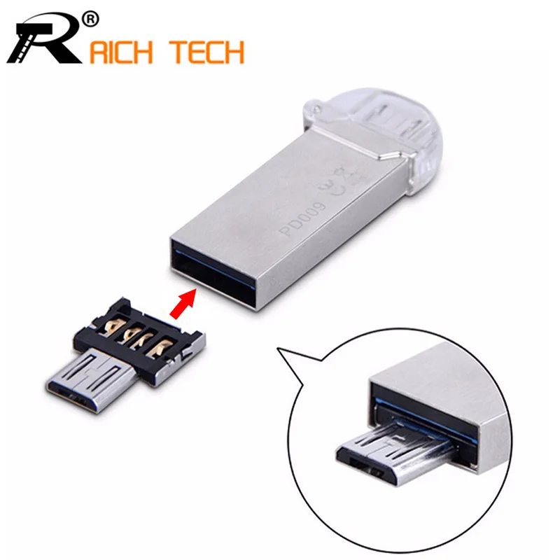

3pcs OTG Adapter USB to Micro USB Converter USB Flash Drive Cable Connector For Android Smartphone Tablet PC With OTG