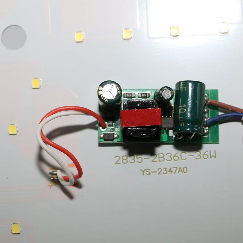 Светодиодная лампа 165 265 В переменного тока потолочная 2835 SMD светодиодный модуль