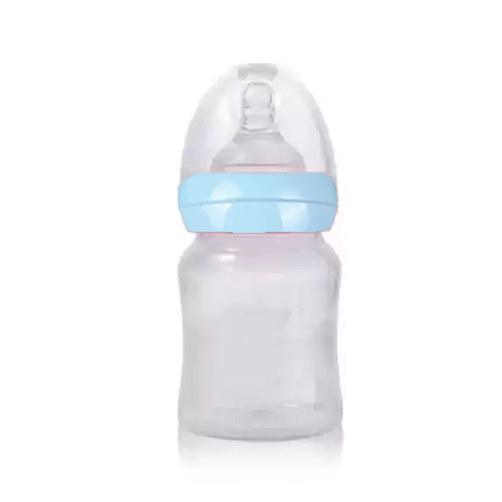 180 мл детские бутылочки силиконовая Детская кружка для кормления детская бутылка для воды детские бутылочки для кормления - Цвет: Синий