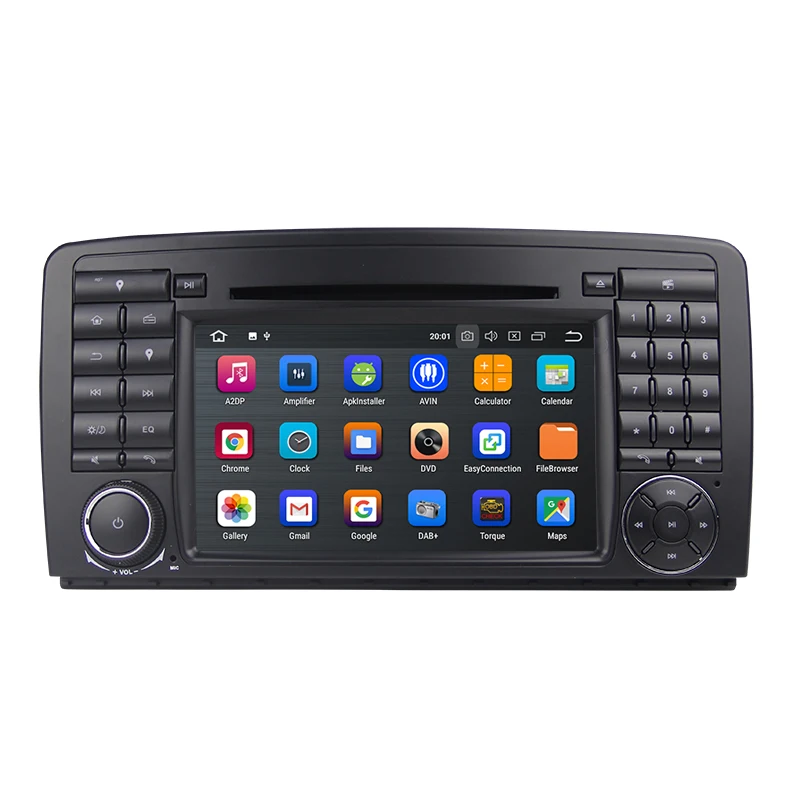 Clearance KSAOTU 7" DAB+ 4G Android 8.0 Car DVD Player SD GPS for Mercedes Benz R-Class W251 R280 R320 2