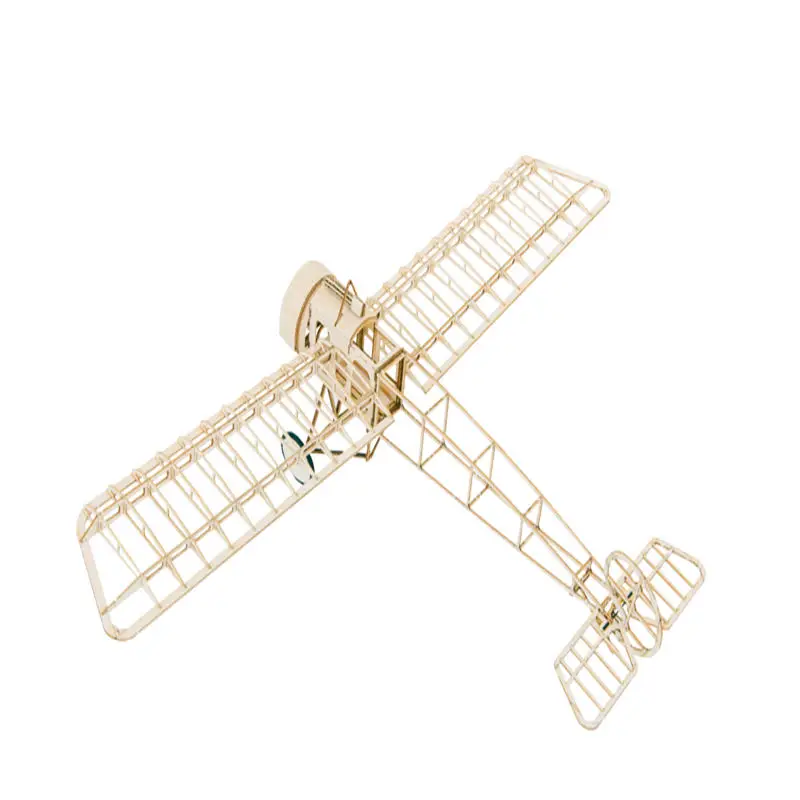 Лучший Fokker E3 480mm размах крыльев пробкового дерева лазерная резка RC самолет комплект горячее предложение Woodiness модель игрушка
