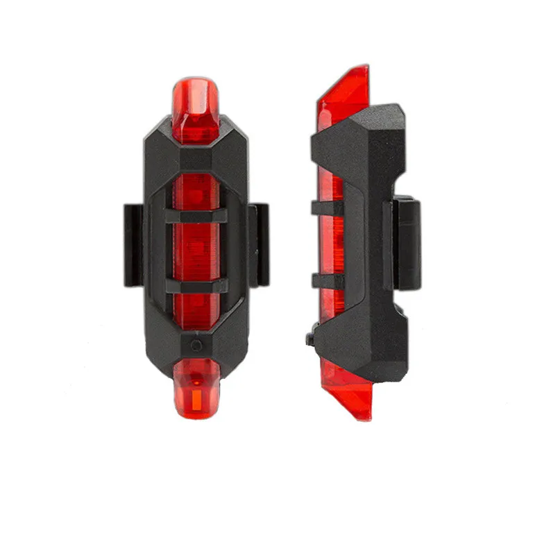 USB Rechargeable LED Bicycle Light Set Waterproof MTB Bike Front Head Light Cycling Flashlight + Rear Safety Rear Light M29 (1)