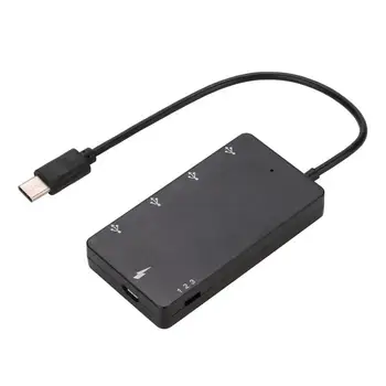 

Ouhaobin 4 Port Super Type C to USB 2.0 Charging HUB Adapter USB-C 3.1 Converter For Macbook Pro DE04 Drop shipping