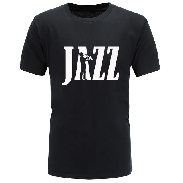 2018 summer Clothing Jazz Newest Saxophone Funny T Shirt Tshirt Men Women Hip Hop Cotton Short Sleeve T-shirt Top Camiseta