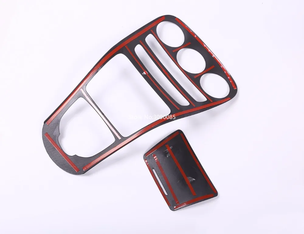Gloss-Black-ABS-Car-Center-Console-Gear-Shift-Panel-Cover-Trim-For-Mercedes-Benz-C-GLC (2)
