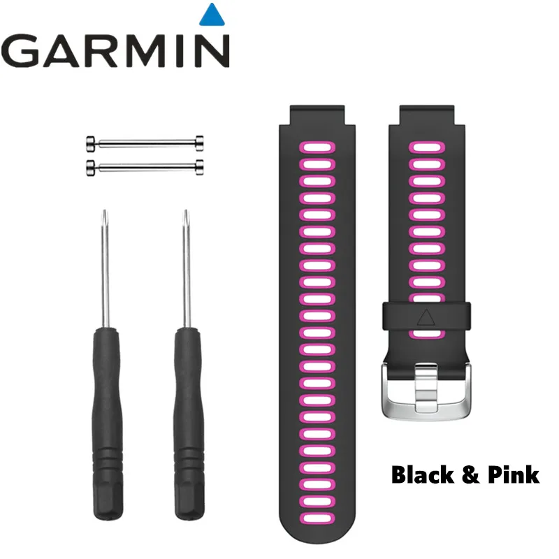 Двухцветный силиконовый ремешок для Garmin Forerunner 620 630 735X часы браслет спортивный