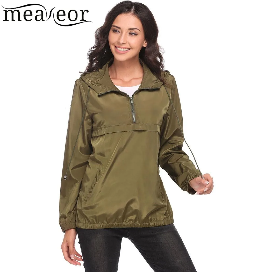 thin raincoat with hood