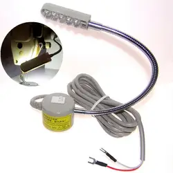 Светодиодный Универсальный гибкий s-образный кронштейн Worklight для швейных машин станки перфораторе настольные лампы Secure магнитное