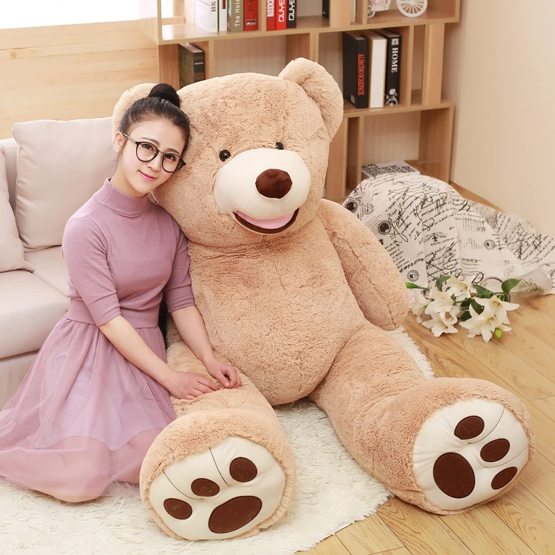 1 шт. 100 см американский гигантский медведь плюшевая игрушка большой размер США
