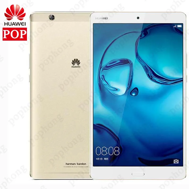 

International ROM Huawei MediaPad M3 3GB RAM 64 ROM 8.4" Android 6.0 2K Screen Tablet PC Kirin950 Octa Core Phone call version