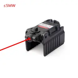 Профессиональный красный (лазер) свет Прицел мини пластиковые батарейках регулируемый высокой базы висит охота на вспомогательное