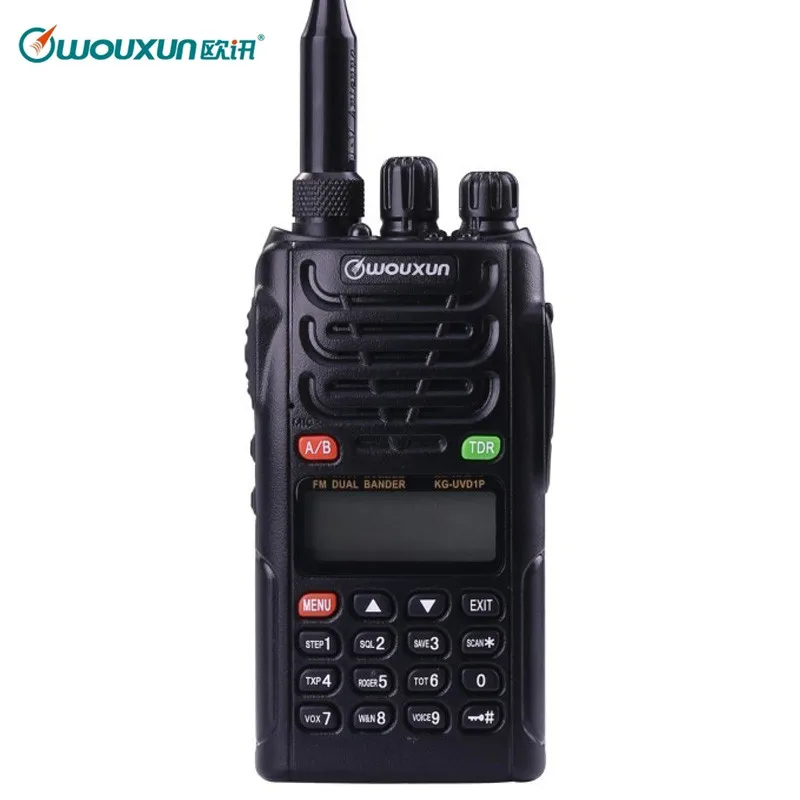 

WOUXUN KG-UVD1P Dual Band 136-174MHz & 400-480MHz handheld FM transceiver with VOX Function KGUVD1P Protable radio