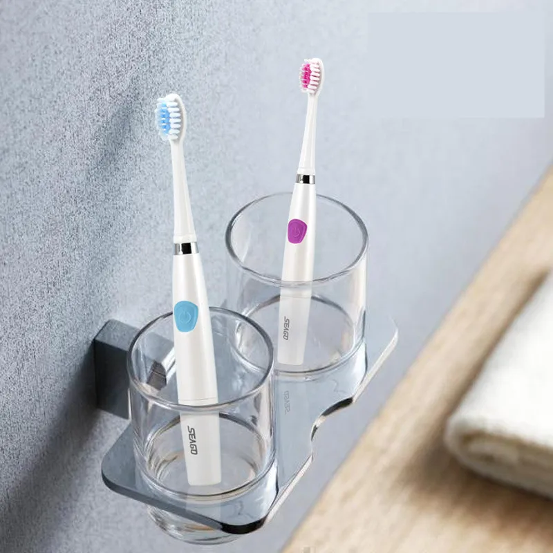 Seago SG-612 Electric Sonic toothbrush Intelligent 2 mins timer 5 brush heads Battery Power ABS/TBE Tooth teeth brush Oral Care Seago SG-612 Electric Sonic toothbrush Intelligent 2 mins timer 5 brush heads Battery Power ABS/TBE Tooth teeth brush Oral Care
