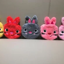 5 цветов, плюшевый Кошелек с кроликом, 12 см плюшевый Кошелек для монет, плюшевая сумка с кроликом