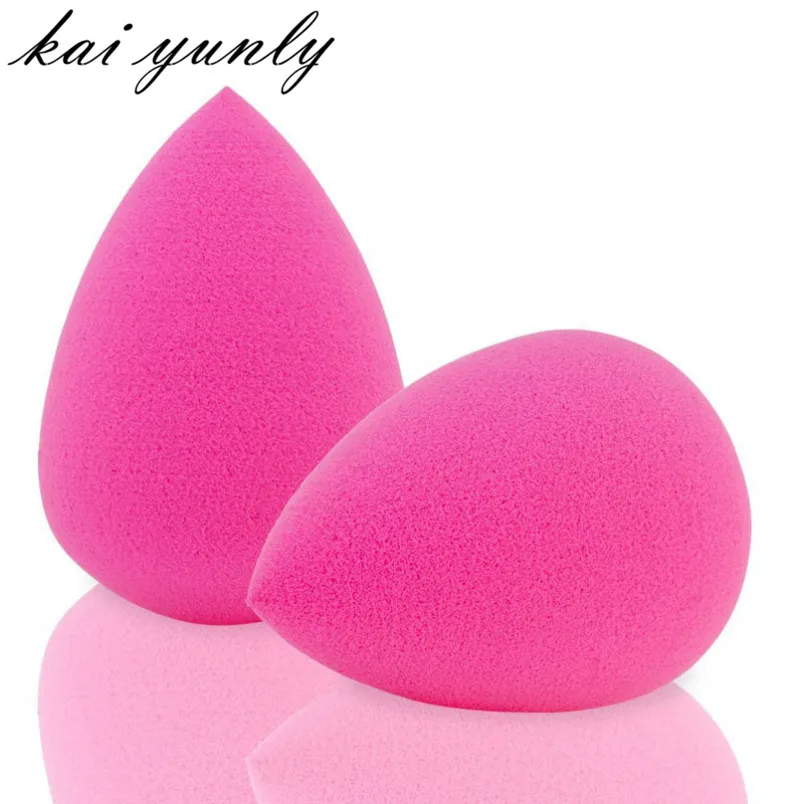 

2Pcs Cosmetic Puff Beauty Sponge Latex Free Makeup Cosmetic Puff Liquid Foundation Powder Puff Aug 31