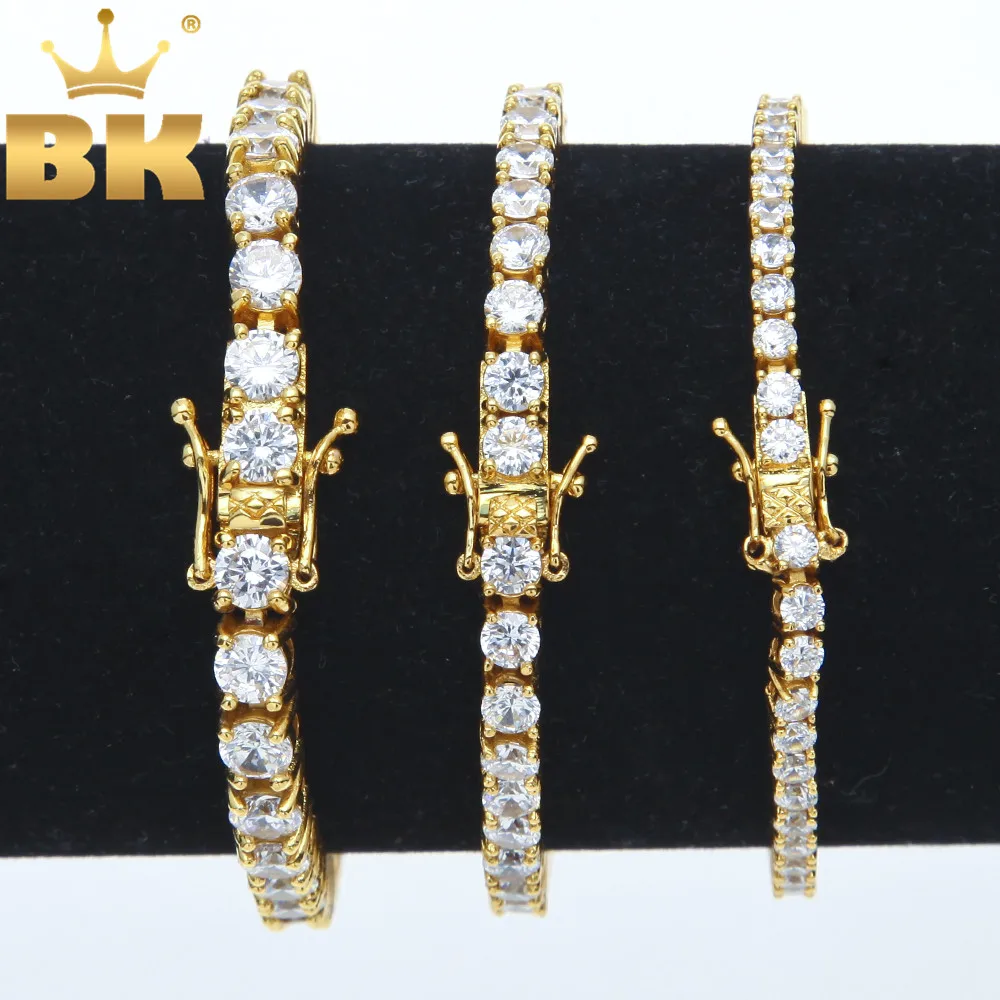 

Luxury Women Men Cubic Zirconia Bracelet Round Crystal AAA CZ Tennis Link Wrist Bracelets Fashion Jewelry Drop Shipping