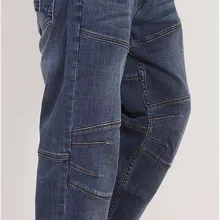 Осень-зима, новинка, прямые джинсы для отдыха, мужские свободные эластичные ковбойские джинсовые брюки, мужские джинсы, низ размера плюс 46 48