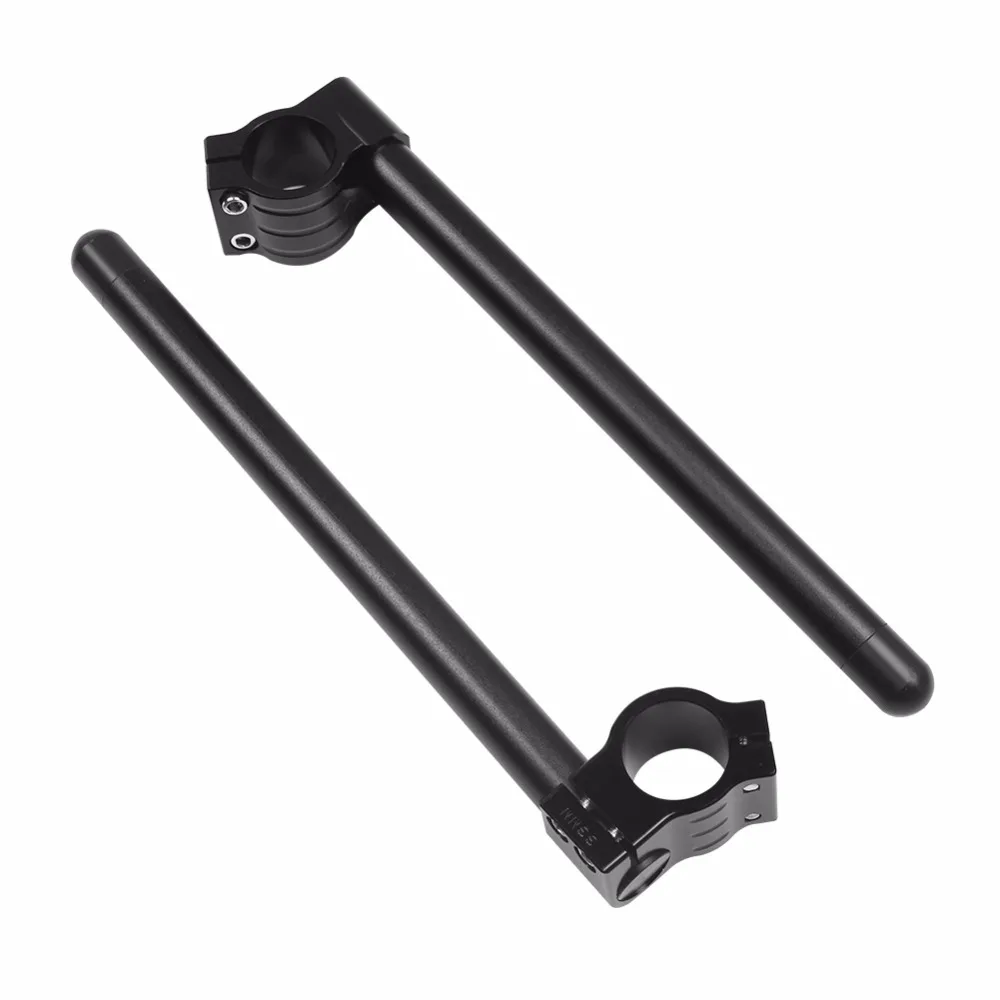 

Motorcycle Handlebar Racing Adjustable CNC 31/32/33/35/37/39/41/51mm Clip On Ons Fork Handlebars Handle Bar Cafe Racer black