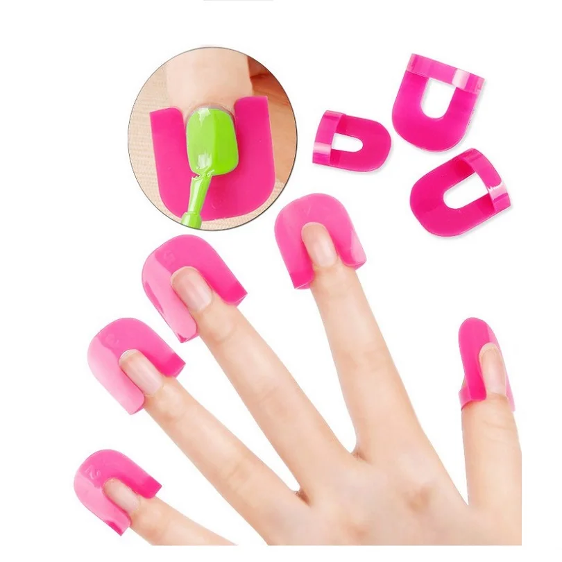 Nail Polish Tool 26pcs Glue Model Spill Proof Manicure Protector Tools | Красота и здоровье