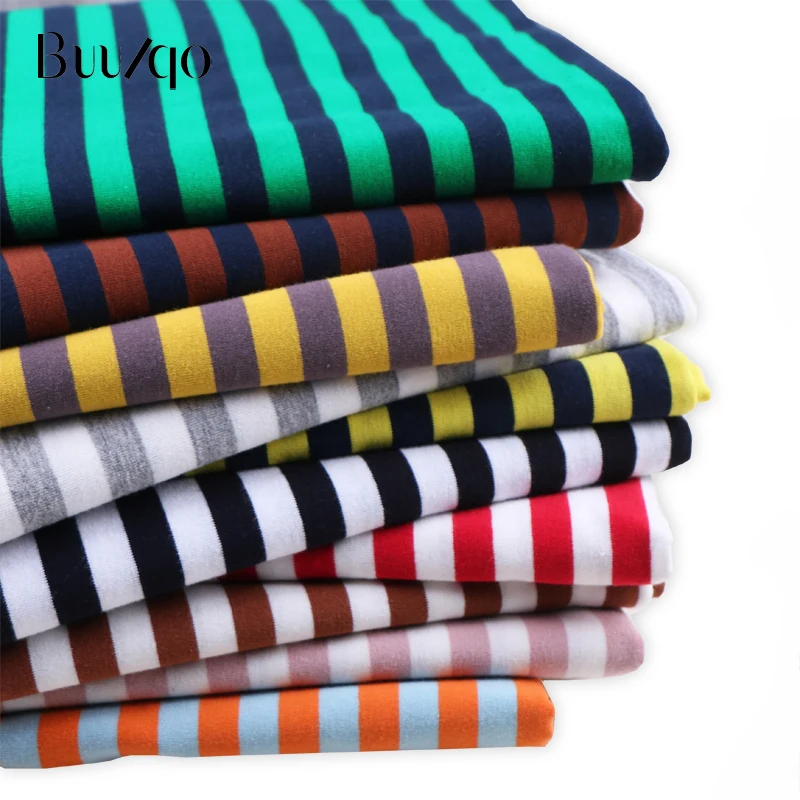 striped jersey fabric