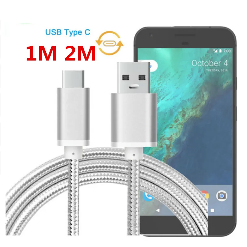 

1M 2M Type C Cable For LeTV LeEco Le 2 X527 X520 S3 X626 Max 2 X829 X820 Data Sync Long Charging Wire Phone Charger Cable