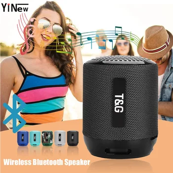 

TG129 Portable Bluetooth Speaker Wireless Sound box Handsfree Phone Computer mini Loudspeaker Support TfAUX USB FM Radio Boombox