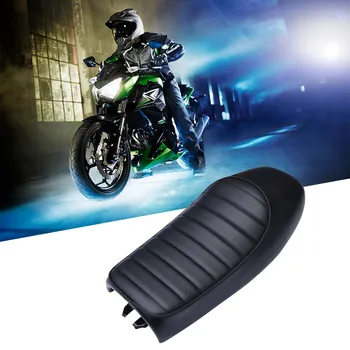 

1pc Universal Vintage Motorcycle Racer Seat Retro Hump Seat Refit Cushion Backrest Saddle